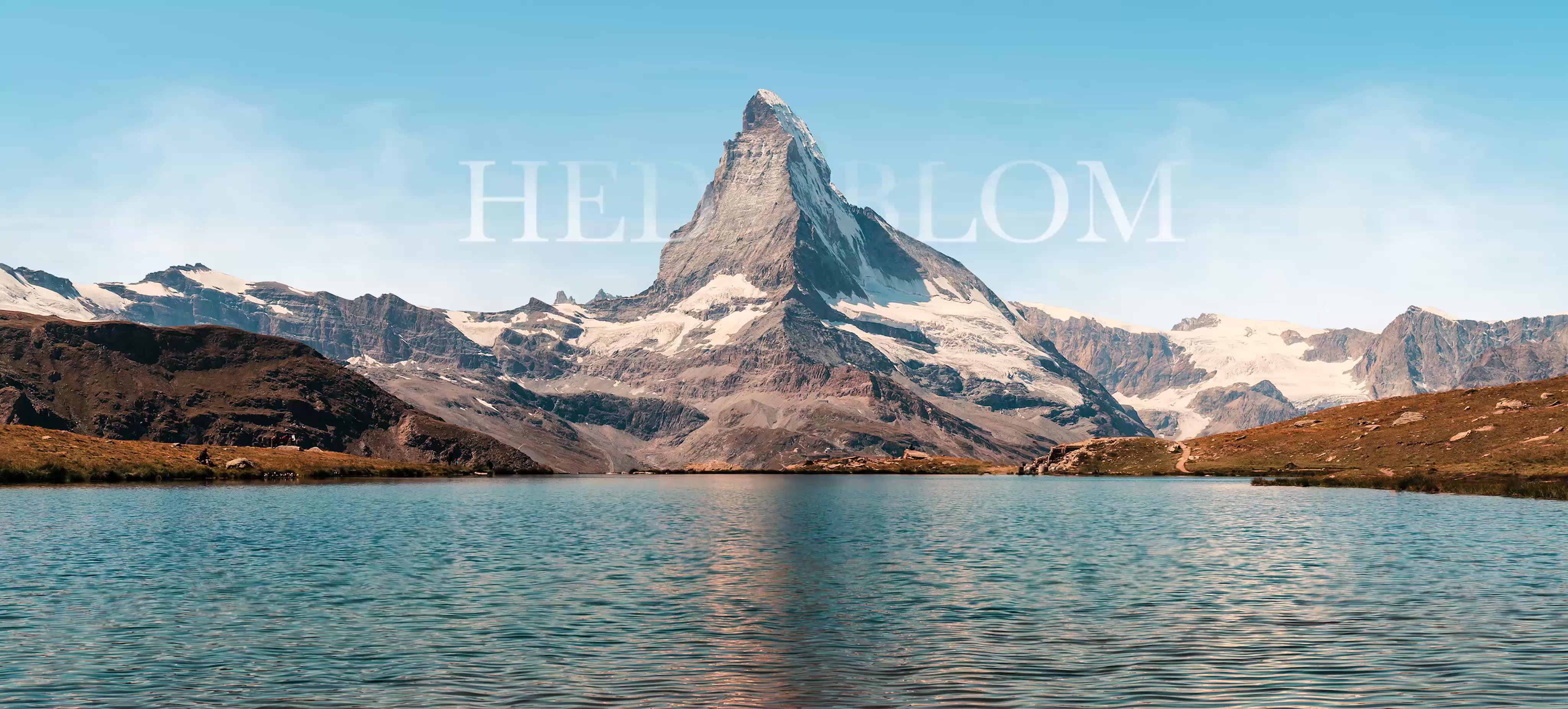 Le Cervin et son lac, Suisse
